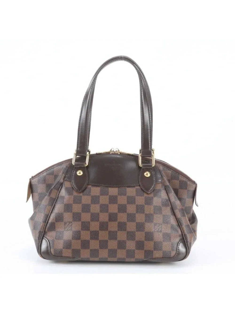 Louis Vuitton Damier Verona PM Leather Tote Bag Shoulder